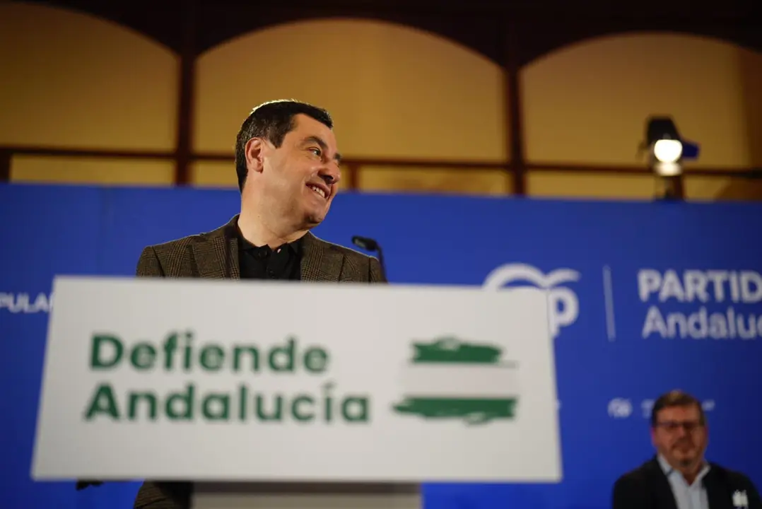 El presidente del PP de Andalucía, Juanma Moreno